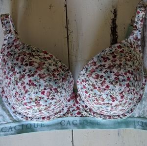 Cacique from Lane Bryant - Floral longline Bra 42D
